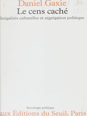 cover image of Le Cens caché
